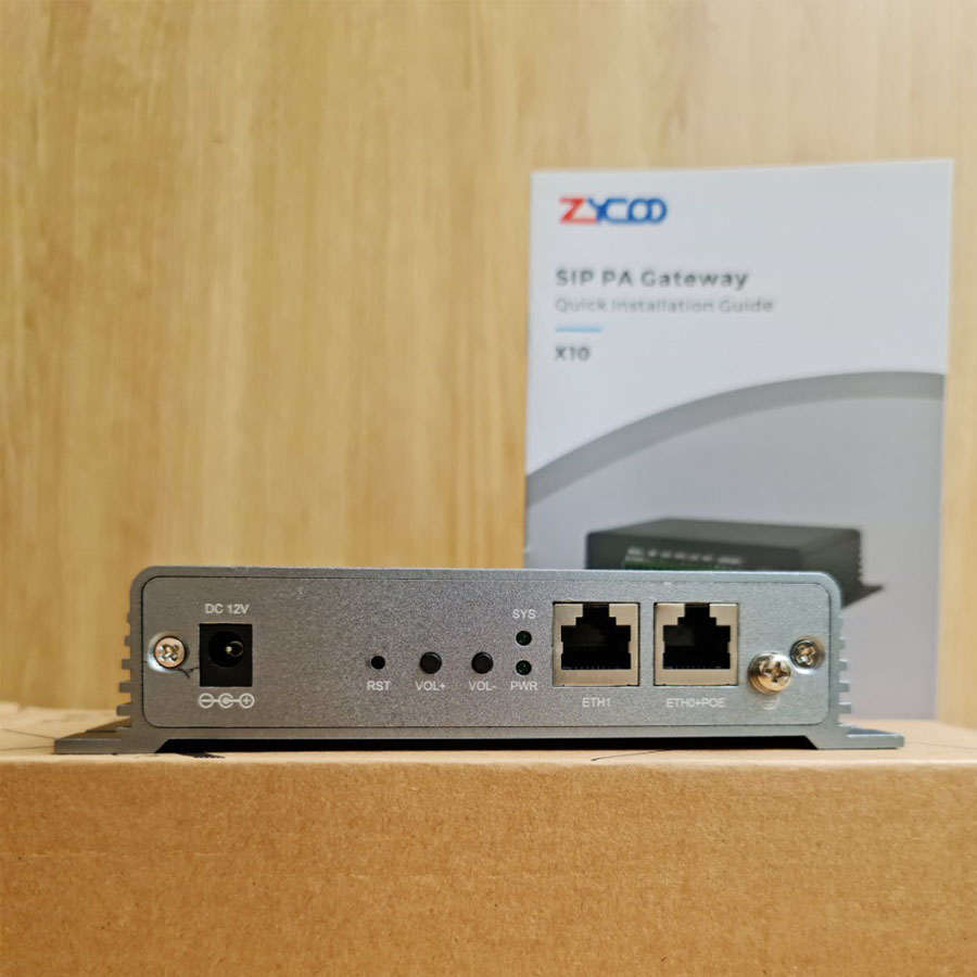 Bộ chuyển đổi âm thanh IP Zycoo X10 